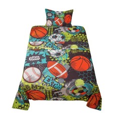 Sports Sheets Twin for Boys 3 Pieces Football Set Sports Bedding Set for Teen...