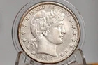 1914-S Barber Silver Half Dollar - Uncirculated, Cleaned, Beautiful Coin - 1914S