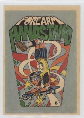 1978 Donruss All-Pro Skateboard Forearm Handstand/Basic Rules #6