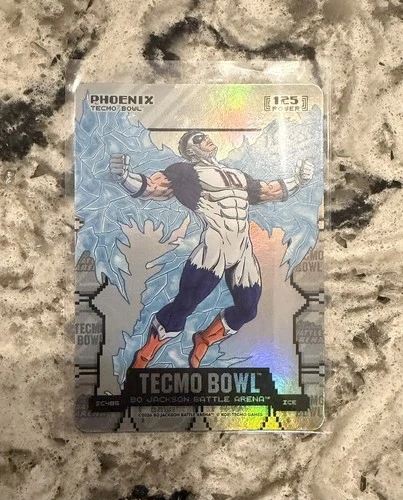 2026 Bo Jackson Battle Arena Tecmo Bowl Phoenix Silver Coinflip Ice 125 #SC486