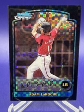 ADAM LaROCHE 2003 Bowman Draft Chrome X-FRACTOR #012/130 (#BDP143)