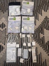 Lot of Vintage Apple Adapter Cables and Acces...
