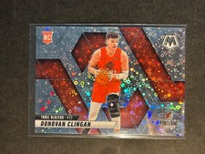 2024-25 Panini Mosaic Rookie Donovan Clingan: Image Variation, Fast Break Prizm