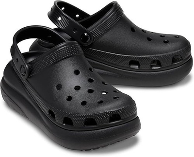 #ad Crocs Classic Crush Platform Clogs – Stylish Elevated Sole Lightweight $29.99