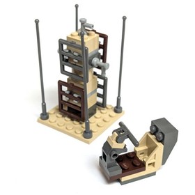 1999 LEGO  Star Wars 7101 Lightsaber Duel MISSING BOTH CAPES