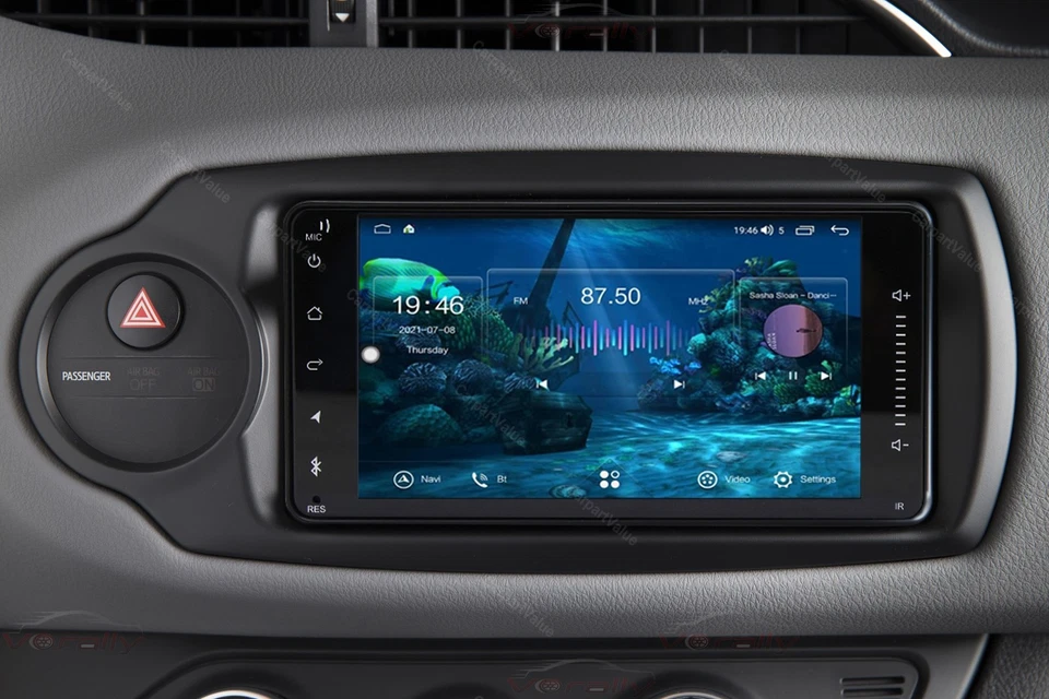 For 2012-2019 TOYOTA YARIS 7" Android 14 Carplay Car Stereo Radio GPS Navi - Image 4 of 4