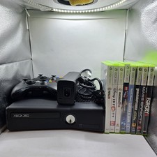 Xbox 360 Slim, 250GB Console, Cable, 2 Contro...
