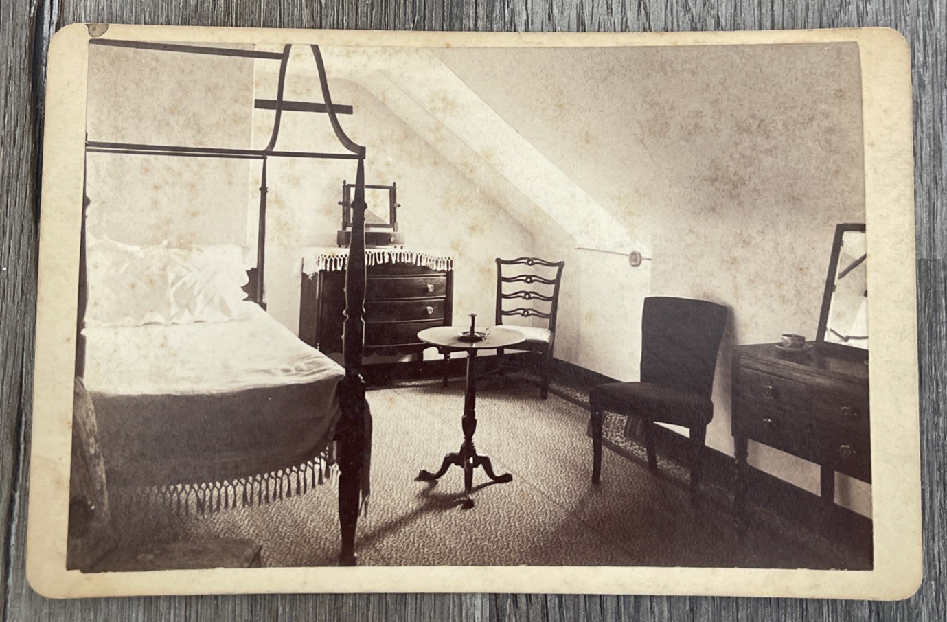 District Of Columbia Room Mount Vernon Manison Cabinet Card Photo 