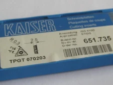BIG KAISER 651.735 TPGT 070203 ISO K10C - Pkg/10 - Boring Bar Insert