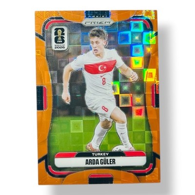 Arda Guler /225 Panini Prizm FIFA World Cup 2026 Turkey Orange Football Card