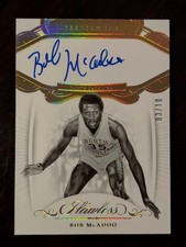 2018 Panini Flawless Collegiate Bob McAdoo Auto Gold /10
