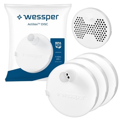 Wessper Actitex DISC Filter für Activemax Triline Chlorfilter BPA frei 1-5x