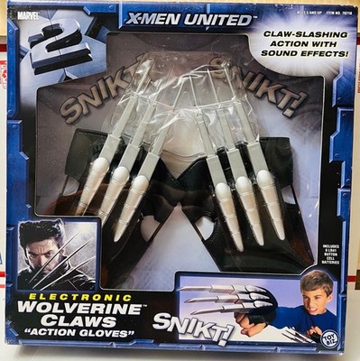 Toy Biz 2003 X-MEN United 2 X2 electronic Wolverine Claws sealed rare