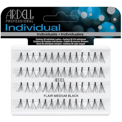 Ardell Individual Eyelashes medium Black Naturals Knot Free Flared