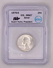 1976-S Washington Quarter – ICG MS67 – 40% Silver Bicentennial “Drummer Boy” Rev