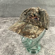 Vintage Ducks Unlimited Hat Cap Mens Strapback Green Camouflage Stitched Logo