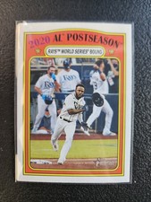 2021 Topps Heritage #24 2020 AL Postseason: Rays World Series Bound