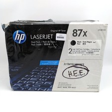 HP LaserJet Toner Cartridge 87X Dual Pack - High Yield Black - CF287XD