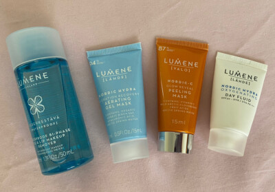 Lumene Hautpflege Paket Masken Bi-Phase Remover Hydrating Fluid Nordic Beauty