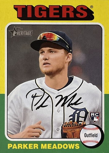 2024 Topps Heritage #370 Parker Meadows | Baseball Card