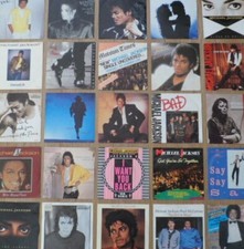 MICHAEL JACKSON 7" Vinyl Records 45rpm All Hits Epic 7" Chart Singles Jacko MJ