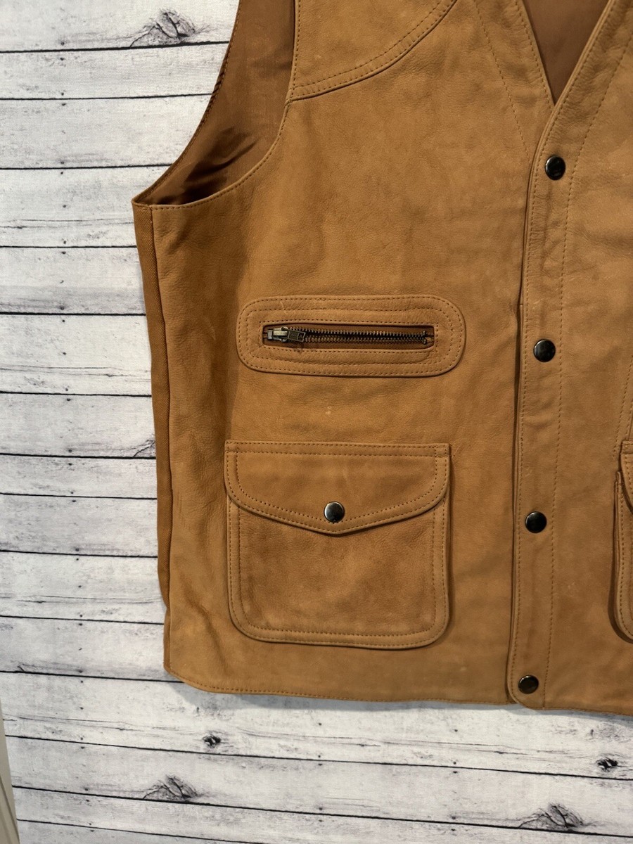 Veste de chasse Sologne cuir vieilli SOMLYS - 10970