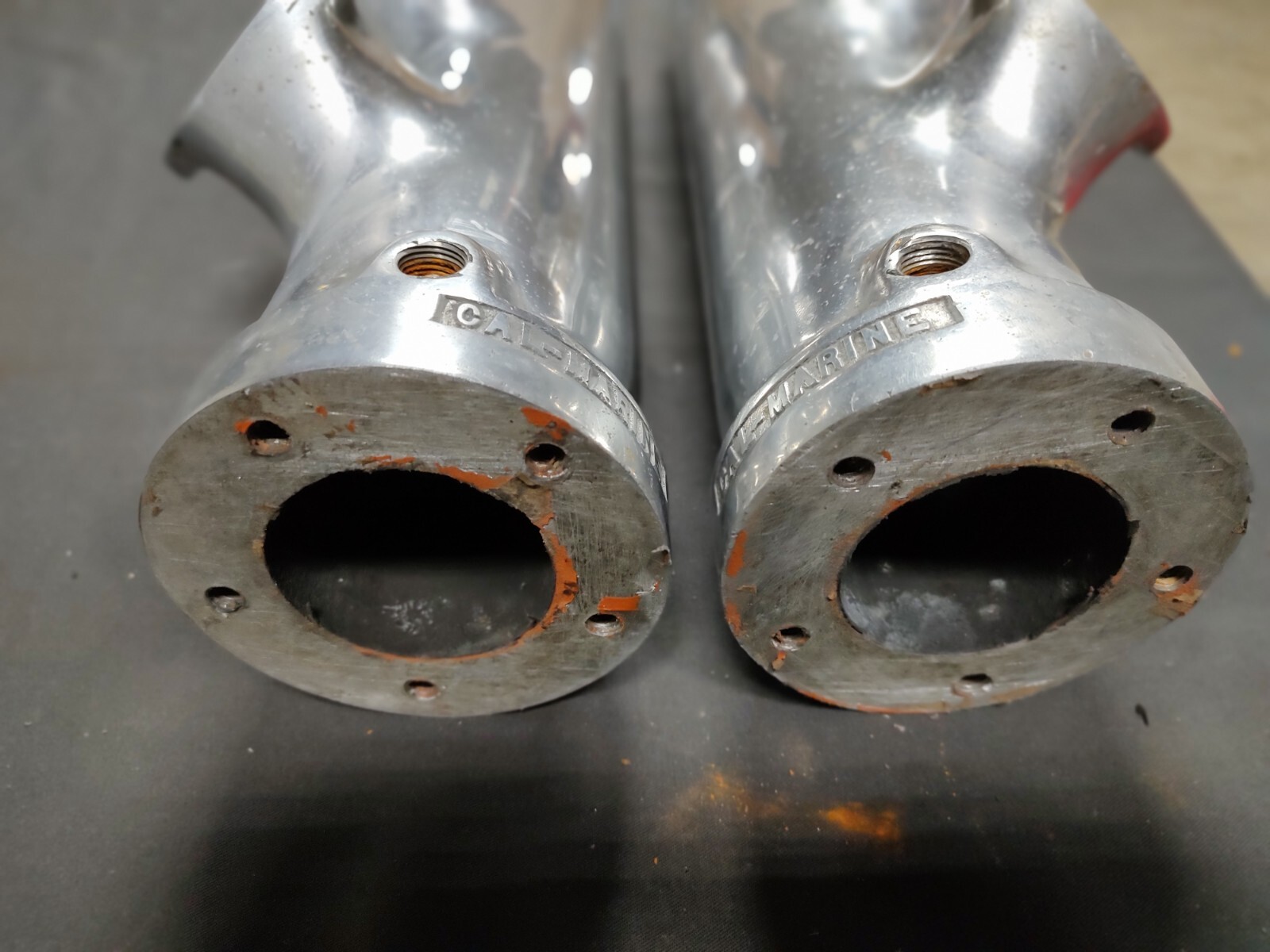 Ford 390 406 427 428 CalMarine Exhaust Manifolds "Polished" eBay