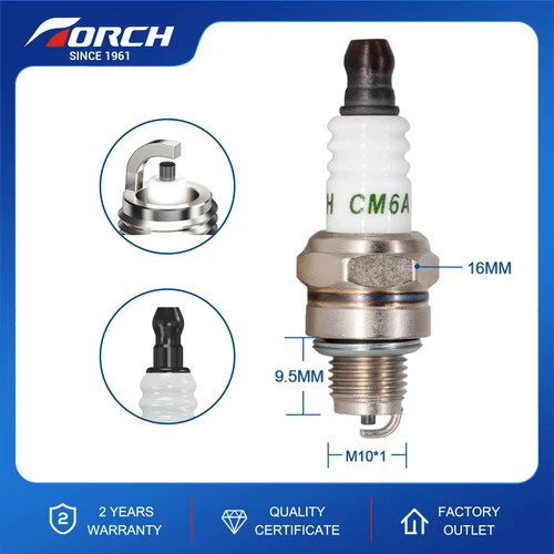 Original Standard TORCH Spark Plug M10x1mm Replacement for TORCH CM6A - Picture 3 of 8