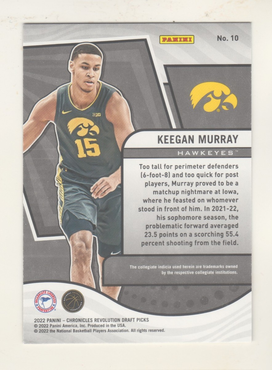 2022-23 Panini Chronicles Draft REVOLUTION #10 KEEGAN MURRAY
