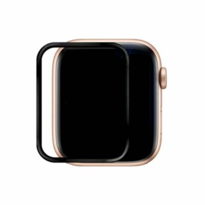 Tempered Glass 3D Curved Apple Watch 38 mm Hartglas 9H iWatch 2/3/4/5/6 schwarz
