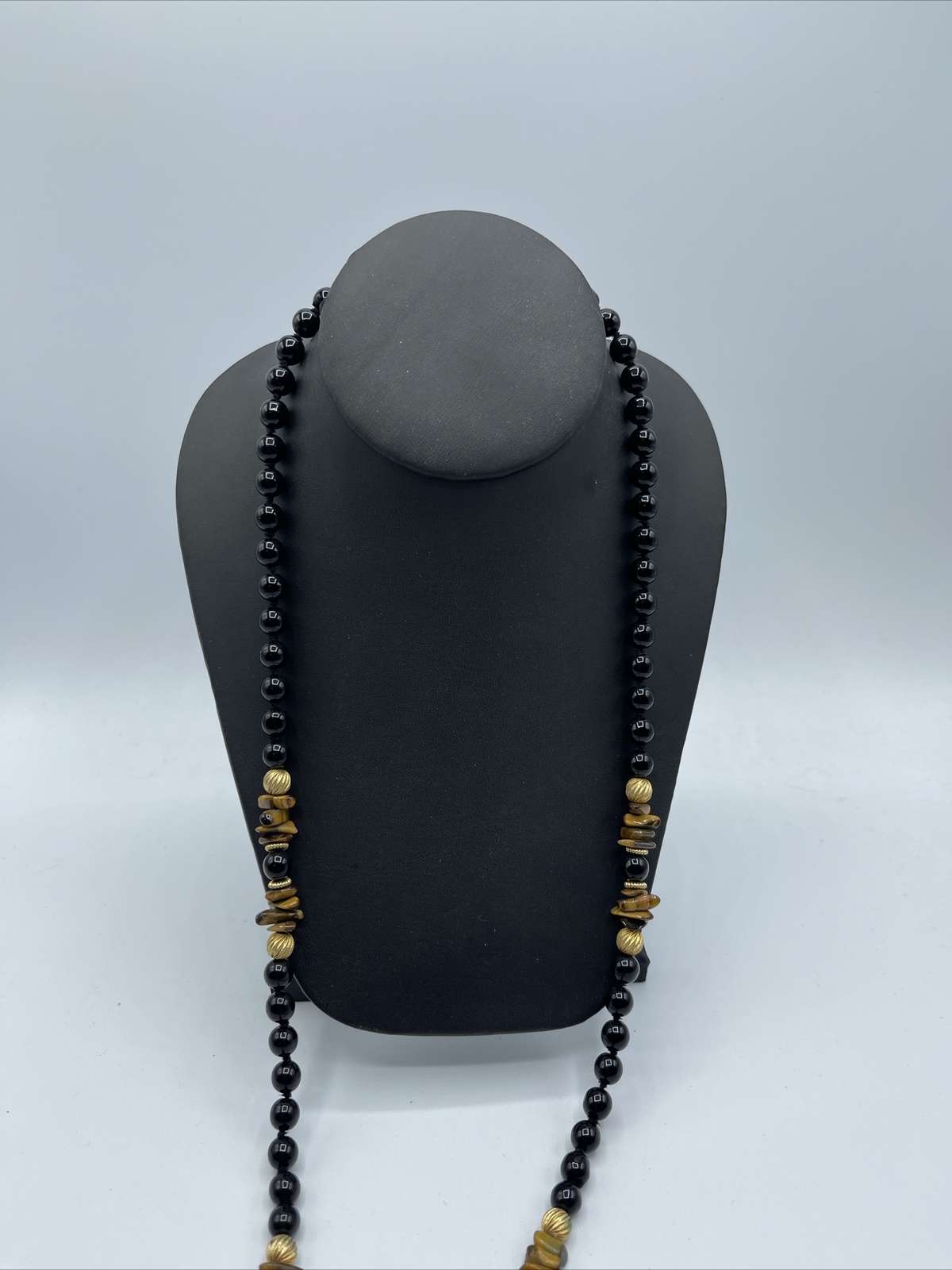 Beautiful Gemstone BEADED Statement NECKLACE  #NF… - image 6