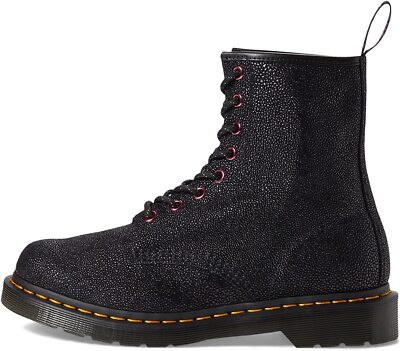 MARTENS 1460 EYELET BEJEWELLED Boots Black New