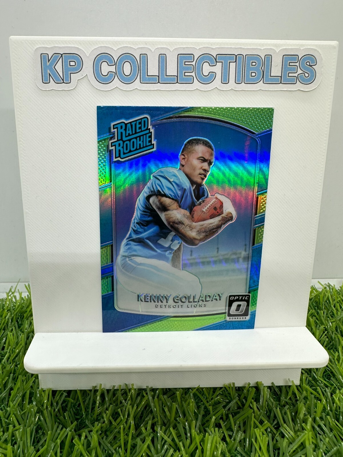 2017 Donruss Optic Kenny Golladay Lime Rated Rookie RC Detroit Lions 175