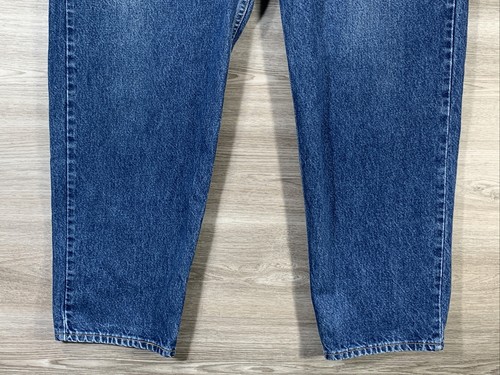 VTG Levi's 550 Relaxed Fit Orange Tab Jeans Men’s Size 38x30 Blue Denim USA MADE - Picture 2 of 15