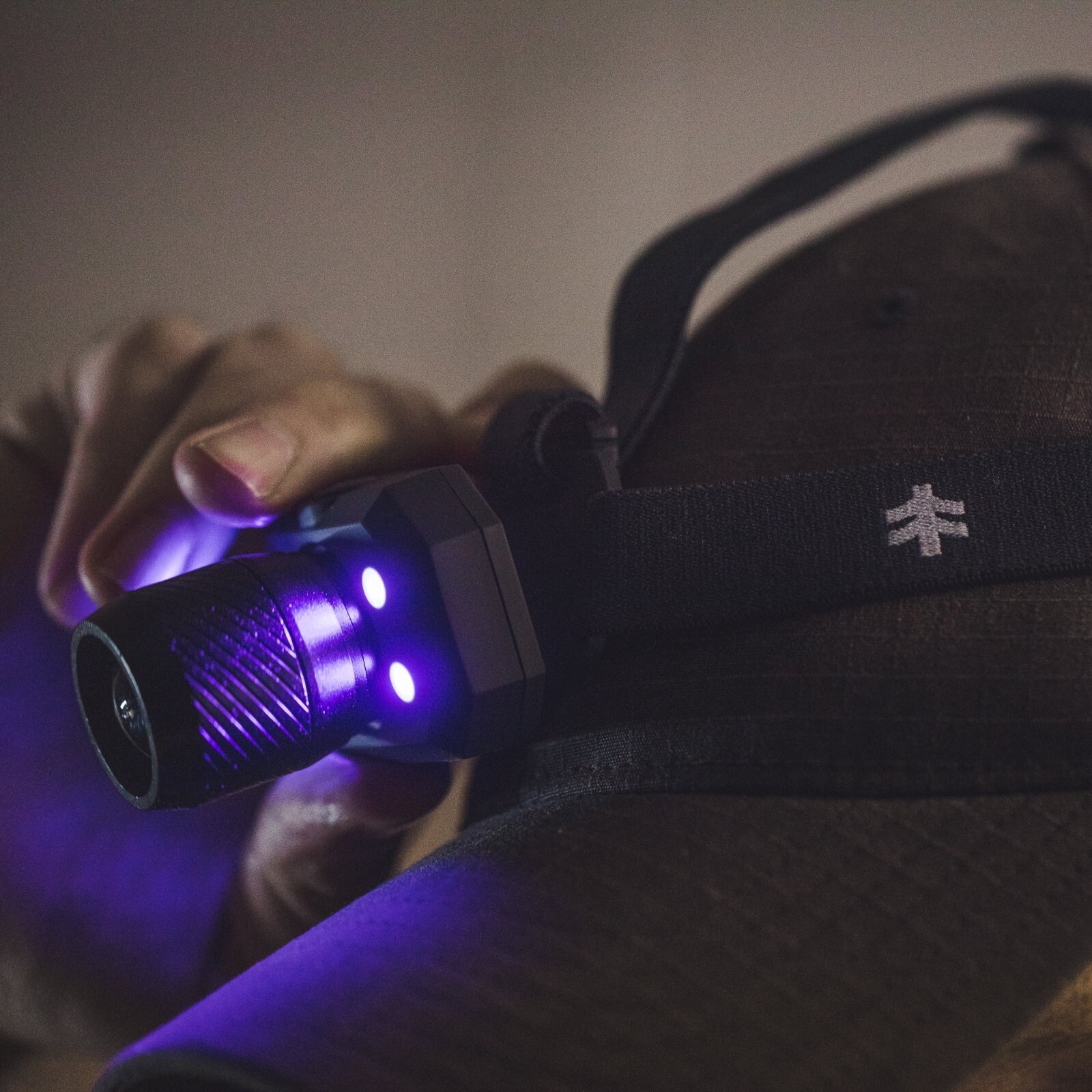 Swiss Tech Rechargeable 500 Lumens LED Headlamp, IPX4 Weatherproof, UV Blood Tra