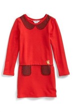 LITTLE MARC JACOBS Girl's Red "G-Pocket" Dress Size 4