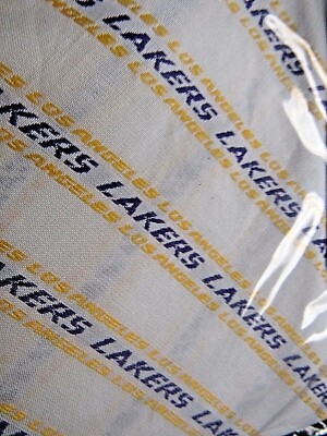 NBA Los Angeles Lakers White Button Up Dress Shirt Long Sleeve by  Headmaster | eBay