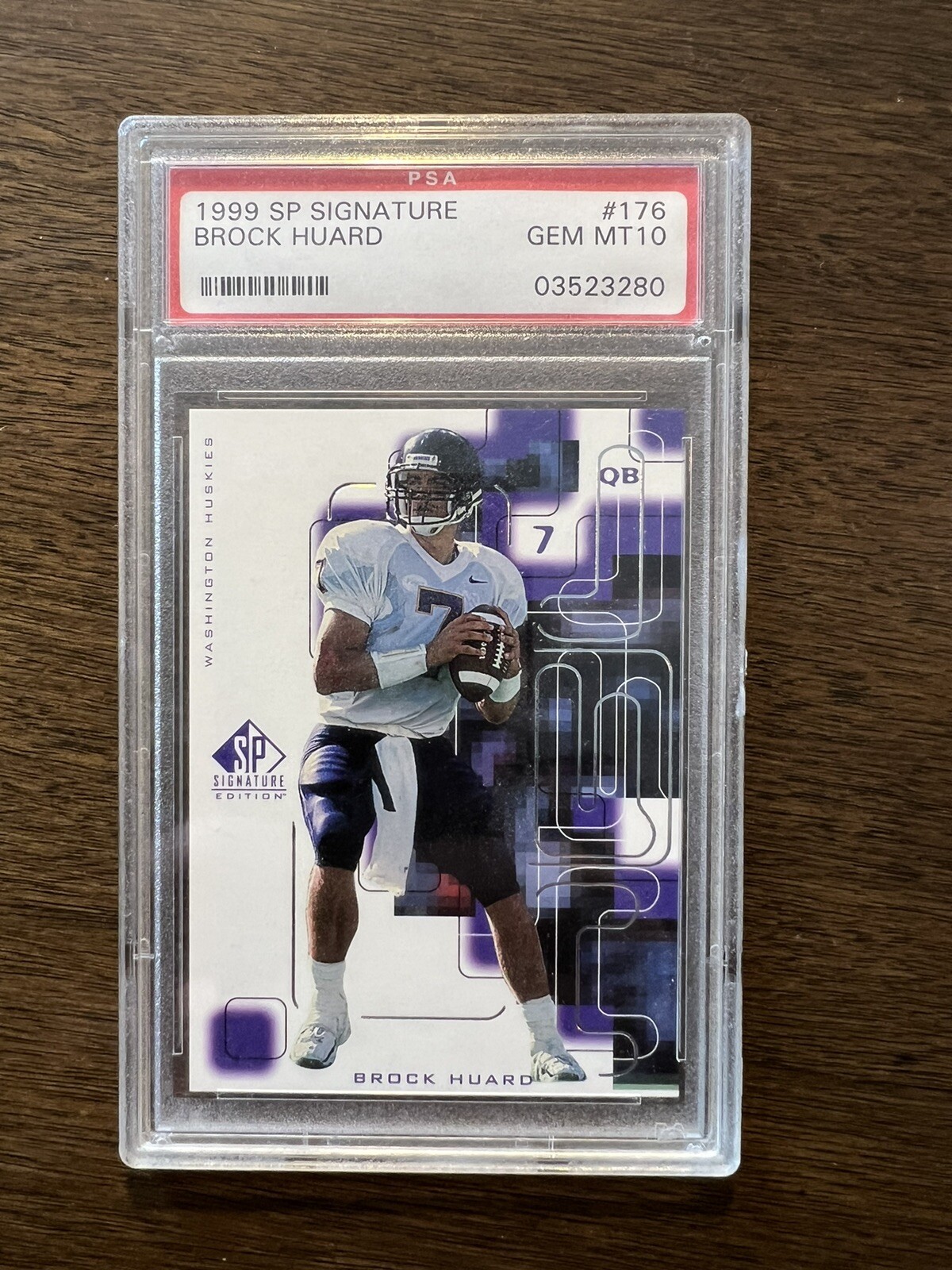 Brock Huard SP Signature #176 Base