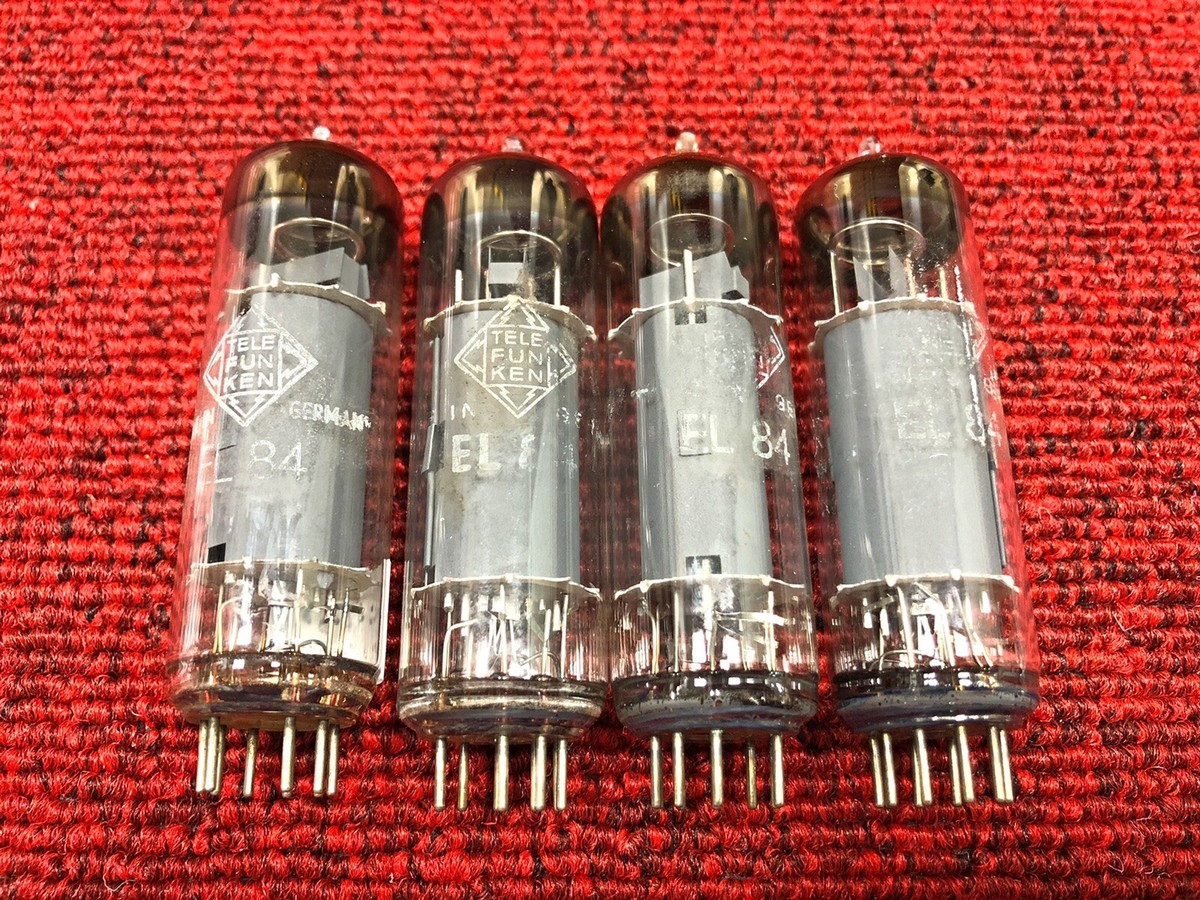 真空管　EL84 TELEFUNKEN 2本　未開封 真空管EL84 TELEFUNKEN 2本未開封