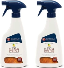 Guardsman Clean & Polish For Wood Furniture - Lemon Fresh - 16 oz - Silicone... 