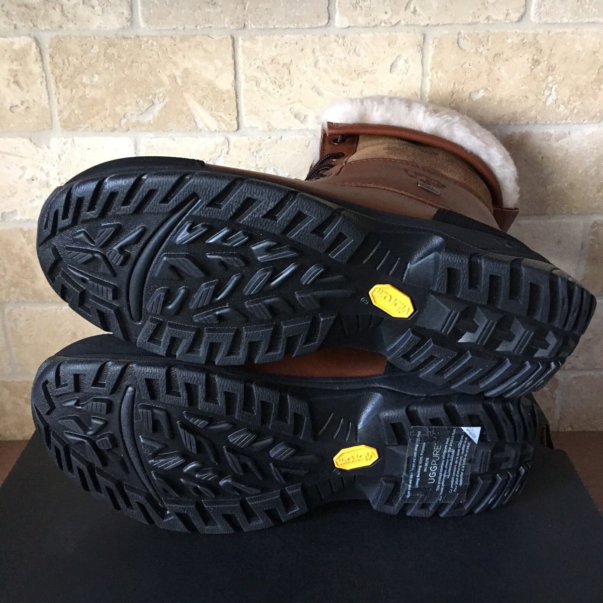 UGG Butte Worchester Waterproof Leather Fur Winter Snow 