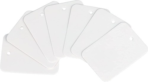 1000Pcs Price Tags, White Clothing Tags for Retail, Small Kraft Paper Tags - Picture 4 of 7