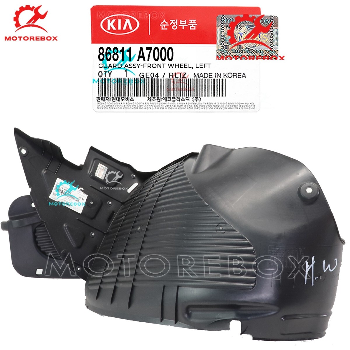 Genuine Front Left Wheel Fender Liner For 2014-2016 Kia Forte