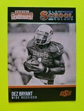 2016 Panini Contenders Draft Picks Old School Colors Dez Bryant #10 Ok St Cowboy