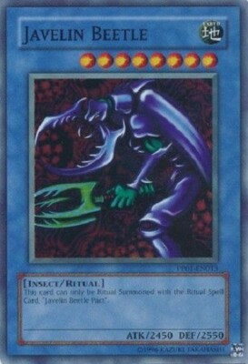 Yugioh - Javelin Beetle Pact Ritual Set - Super Rare NM - Free 