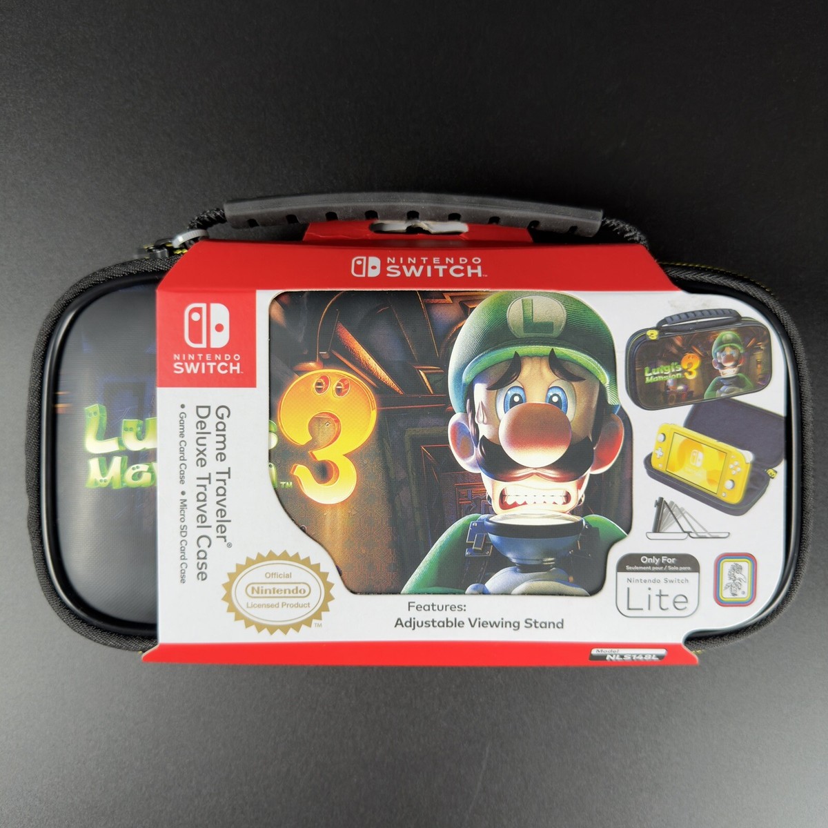 Nintendo Switch LITE Game Traveler Deluxe Travel Case Luigi