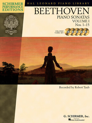 Beethoven Piano Sonatas Volume I 1-15 Robert Taub G Schirmer CD Only Set of 5