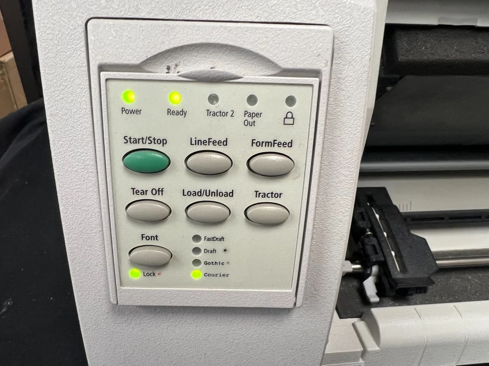 Lexmark Forms Printer 2500+ Series 2580-100 Dot Matrix Printer - Image 3 of 4