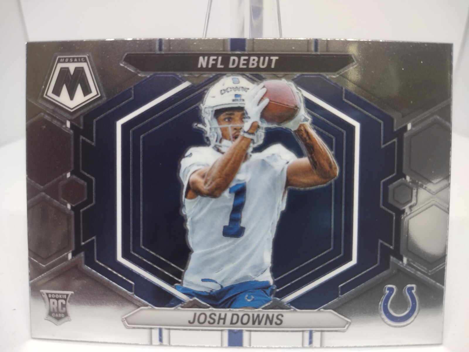 2023 Panini Mosaic No Huddle Josh Downs Rookie NFL Debut #ND-15 Color Match