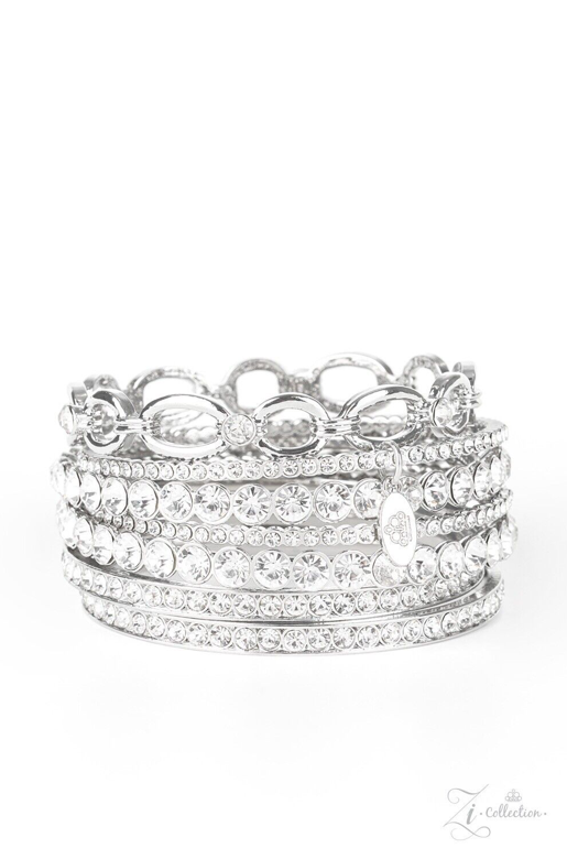 ❤はちさま❤MoneyTree❤ Paparazzi SILVER Zi Bracelet “One Chance To Shine”Bangles